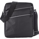 Polyester (600D/twill) shoulder bag, black (7675-01)