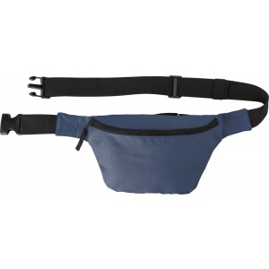 Polyester (600D) waist bag Leonardo, blue (Waist bags)