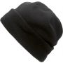 Polyester fleece (200 gr/m2) beanie Elliana, black