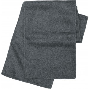 Polyester fleece (200 gr/m2) scarf Maddison, grey (Scarf)