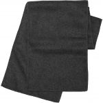 Polyester fleece scarf, black (1743-01)