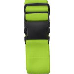 Polyester luggage belt, lime (8405-19)