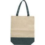 Polyester shopping bag Helena, green (709197-04)