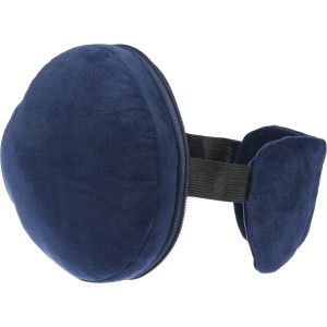 Polytester travel pillow Leontine, blue (Reiseartikel)