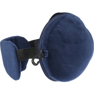 Polytester travel pillow Leontine, blue (Reiseartikel)