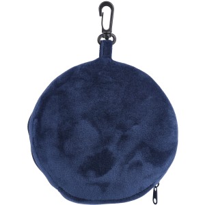 Polytester travel pillow Leontine, blue (Reiseartikel)