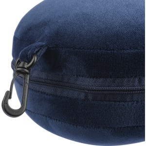 Polytester travel pillow Leontine, blue (Reiseartikel)