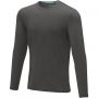 Ponoka long sleeve men's GOTS organic t-shirt, Storm grey