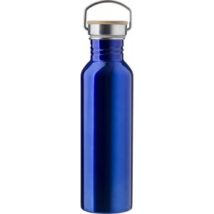 Edelstahl Trinkflasche Mohnblume, Blau