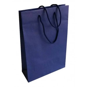 Paper bag, blue (Pouches, paper bags, carriers)