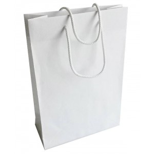 Paper bag, white (Pouches, paper bags, carriers)