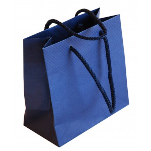 Paperbag, 15*15 cm, blue (Pouches, paper bags, carriers)