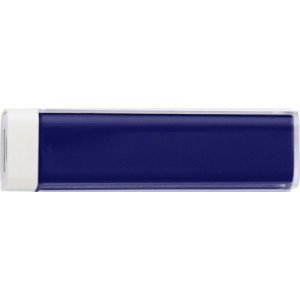 Powerbank 'Slimline' aus ABS-Kunststoff, Kobaltblau