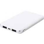 Powerbank aus ABS-Kunststoff Jerry, Wei (7083-02)
