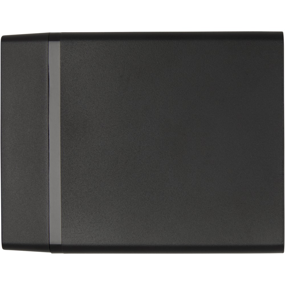 ADAPT PD-Powerstation aus recyceltem Kunststoff, 72W, schwar (Powerbanks)