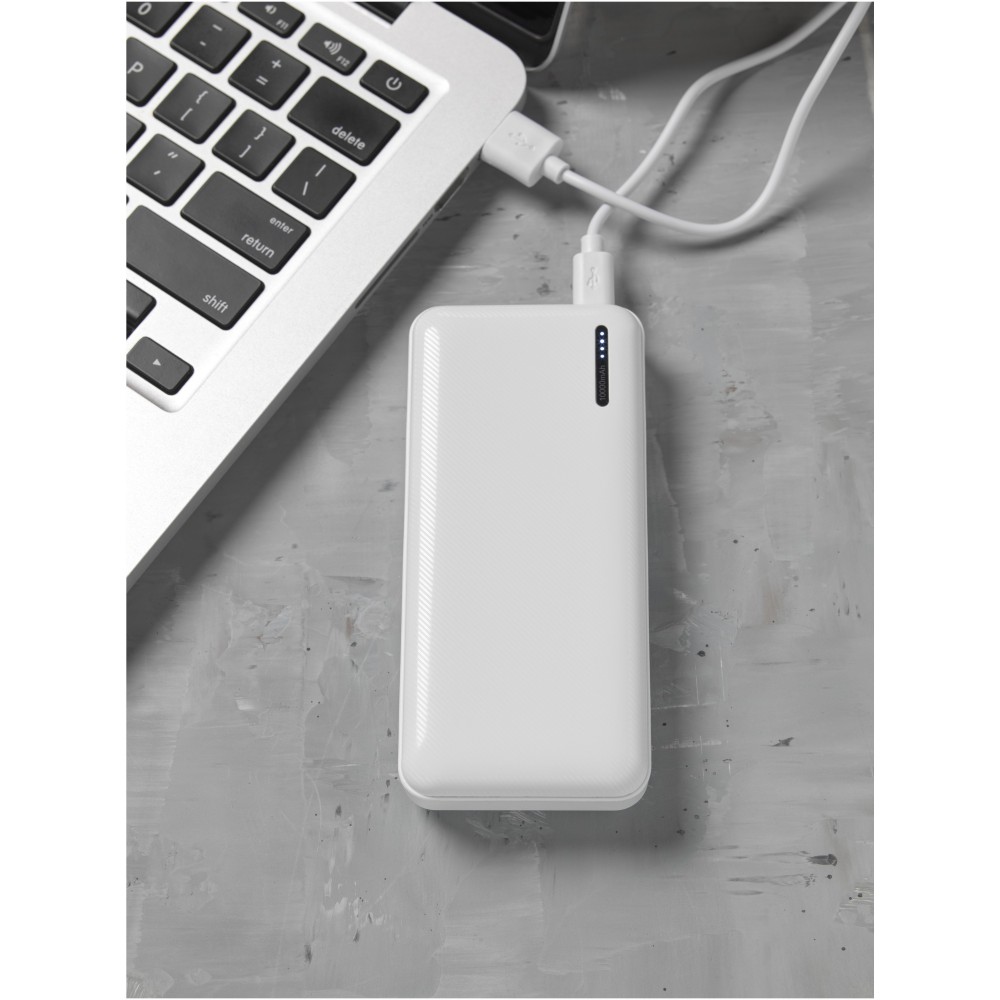 Compress 10.000 mAh High Density Powerbank, weiss (Powerbanks)
