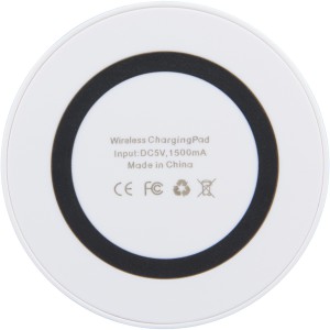 Freal wireless charging pad, White, solid black (Powerbanks)