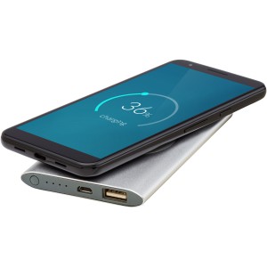 Juice 4000 mAh kabellose Powerbank, silber