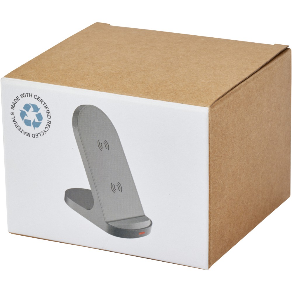 Loop kabellose Ladestation mit 15W Doppelspule aus recycelte (Powerbanks)