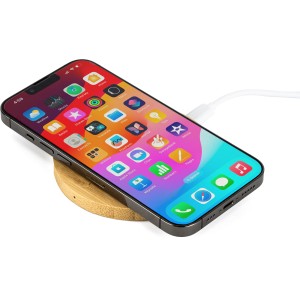 Wireless Ladepad aus Bambus Fernando, Braun