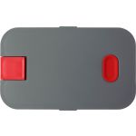 PP and silicone lunchbox, red (8520-08)