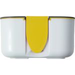 PP and silicone lunchbox, yellow (8520-06)
