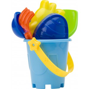 PP beach bucket Mathilda, custom/multicolor (Games)