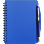 PP notebook with ballpen Kimora, blue (5139-05CD)