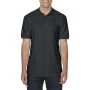 PREMIUM COTTON(r) ADULT DOUBLE PIQU POLO, Black