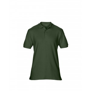 PREMIUM COTTON<SUP>(r)</SUP> ADULT DOUBLE PIQU POLO, Forest Green (Polo shirt, 90-100% cotton)