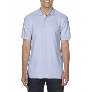 PREMIUM COTTON<SUP>(r)</SUP> ADULT DOUBLE PIQU POLO, Light Blue (Polo shirt, 90-100% cotton)