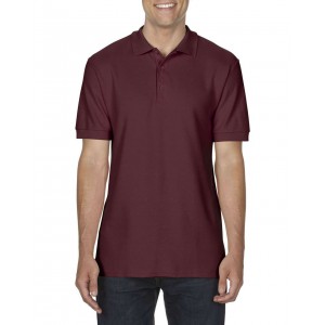 PREMIUM COTTON(r) ADULT DOUBLE PIQU POLO, Maroon (Polo shirt, 90-100% cotton)