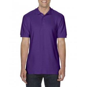 PREMIUM COTTON<SUP>(r)</SUP> ADULT DOUBLE PIQU POLO, Purple (Polo shirt, 90-100% cotton)