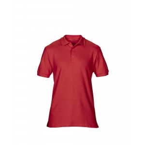 PREMIUM COTTON<SUP>(r)</SUP> ADULT DOUBLE PIQU POLO, Red (Polo shirt, 90-100% cotton)