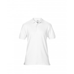 PREMIUM COTTON<SUP>(r)</SUP> ADULT DOUBLE PIQU POLO, White (Polo shirt, 90-100% cotton)