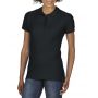 PREMIUM COTTON(r) LADIES' DOUBLE PIQU POLO, Black