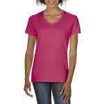 PREMIUM COTTON<sup>®</sup> LADIES' V-NECK T-SHIRT, Heliconia (GIL4100VHE)