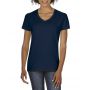 PREMIUM COTTON(r) LADIES' V-NECK T-SHIRT, Navy