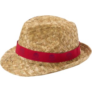 Pricus straw hat, Red, Natural (Mtzen)