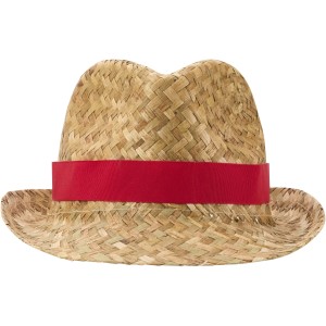 Pricus straw hat, Red, Natural (Mtzen)