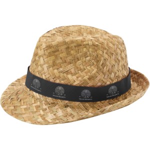 Pricus straw hat, Solid black, Natural (Mtzen)