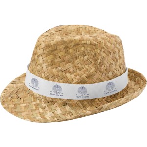 Pricus straw hat, White, Natural (Mtzen)
