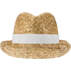 Pricus straw hat, White, Natural (Mtzen)