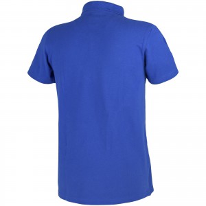 Primus short sleeve men's polo, Blue (Polo shirt, 90-100% cotton)