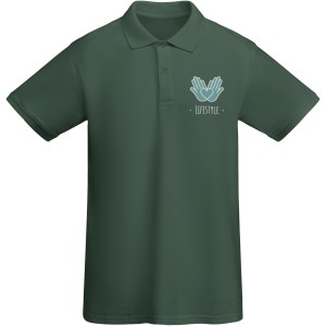 Prince short sleeve men's polo, Bottle green (Polo shirt, 90-100% cotton)