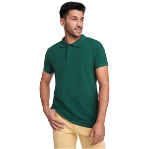 Prince short sleeve men's polo, Bottle green (Polo shirt, 90-100% cotton)