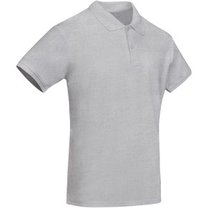 Prince short sleeve men's polo, Marl Grey (Polo shirt, 90-100% cotton)