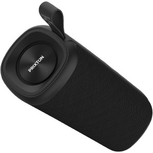 Prixton Aloha Bluetooth(r) speaker, Solid black (Speakers, radios)