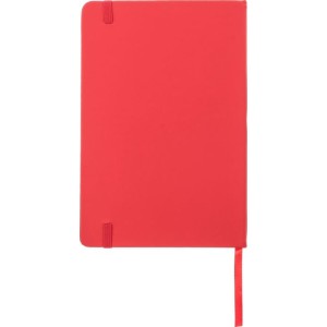 PU notebook (A5) Bradley, red (Notebooks)