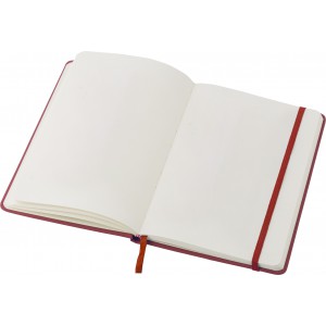 PU notebook Brigitta, red (Notebooks)